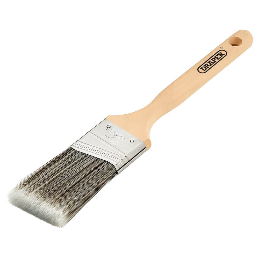 Draper Angled Paint Brush With Wood Handle 2in Pk 1 20442