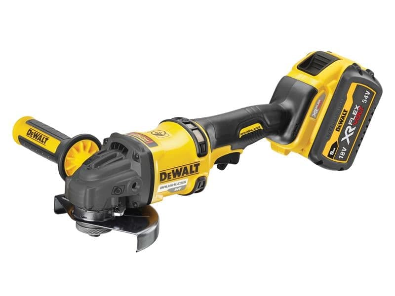 Dewalt DCG418X2-GB Dcg418X2 Xr Flexvolt Grinder 125Mm 54V 2 X 3.0Ah Li-Ion