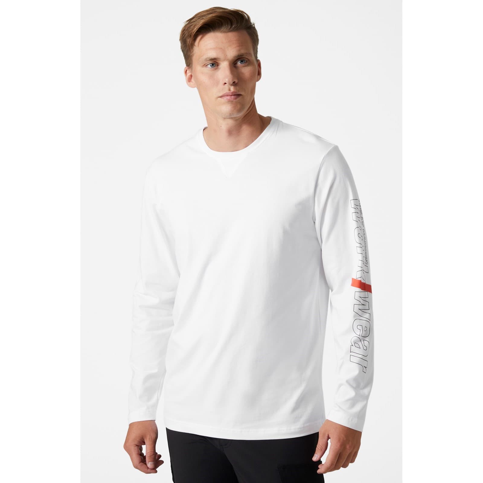Helly Hansen Workwear Logo Longsleeve Size XL White 38566-71871-06
