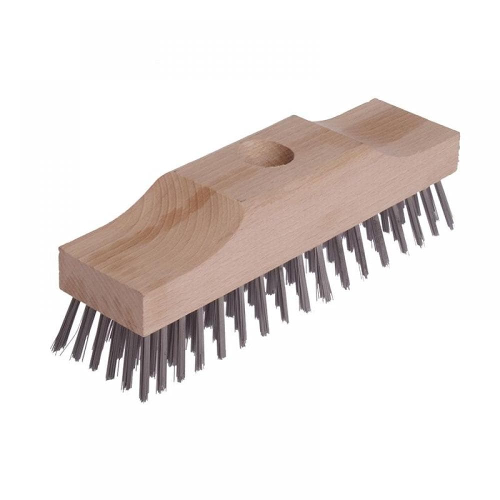 Lessmann 148.101 Broom Head Raised Wooden Stock 6 Row 220Mm X 60Mm