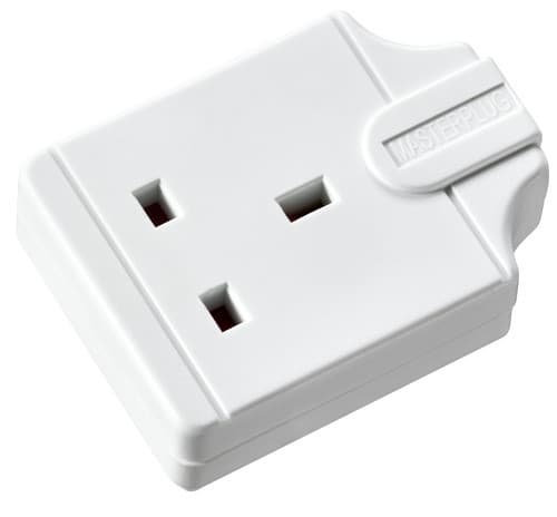 1G 13A Trailing Socket White SS-MP