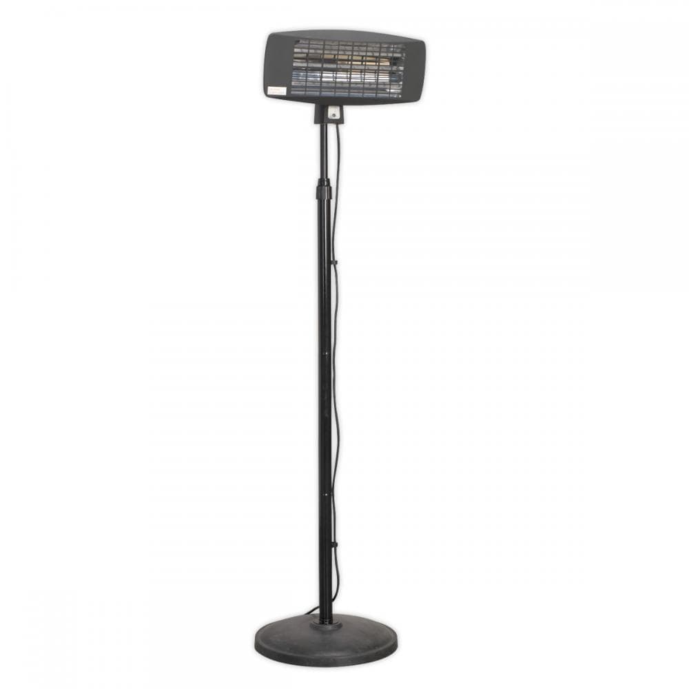 Sealey IFSH2003 Infrared Quartz Patio Heater 2000W/230V With Telescopic Floor Stand