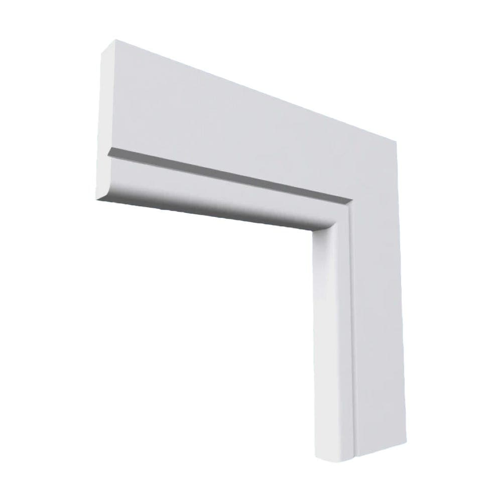 Bullnose V Grooved MDF Architrave Unprimed 4200mm x 95mm x 18mm