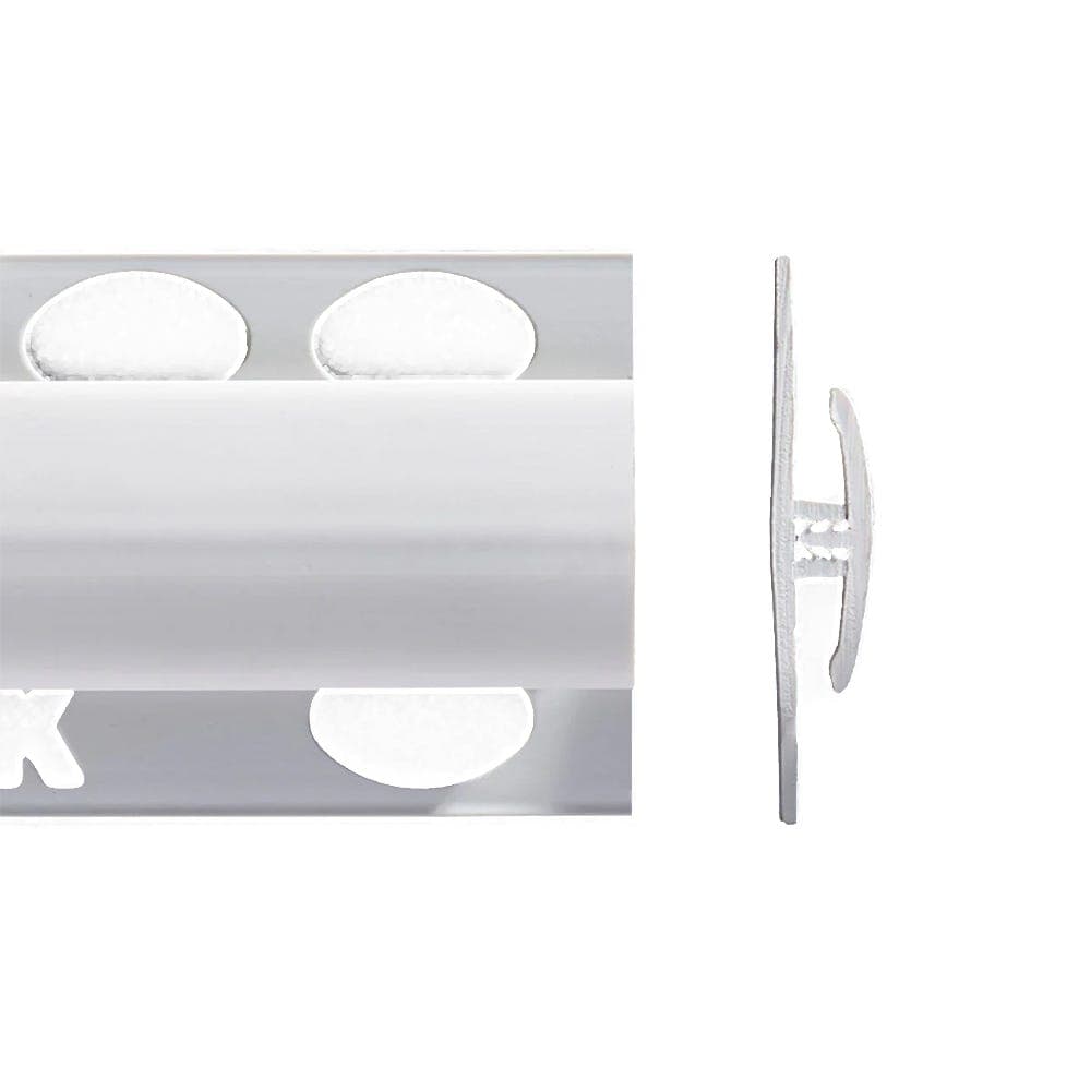 Altro Whiterock PVCu Two-part Joint Strip White 2500mm - A831/25