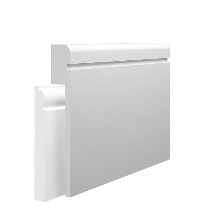Grooved 1 Bullnose MDF Skirting Board Cover