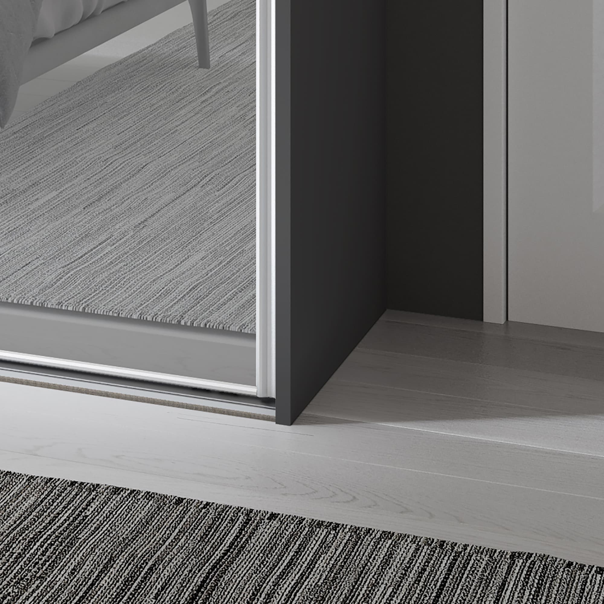 Spacepro Grey MFC End Panel, Size: 2800x620x18mm