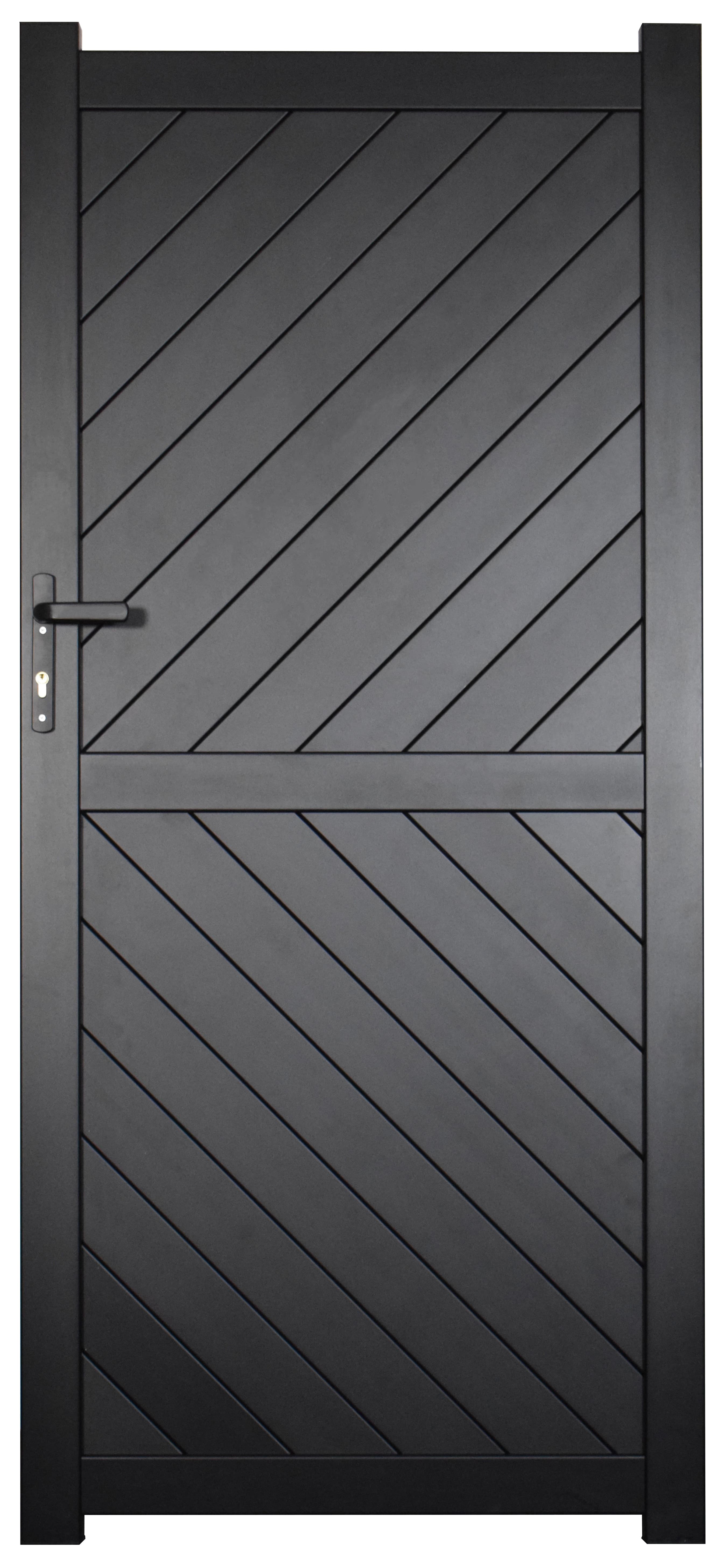Readymade Gates Cambridge Pedestrian Gate 1.2m x 1.6m Black