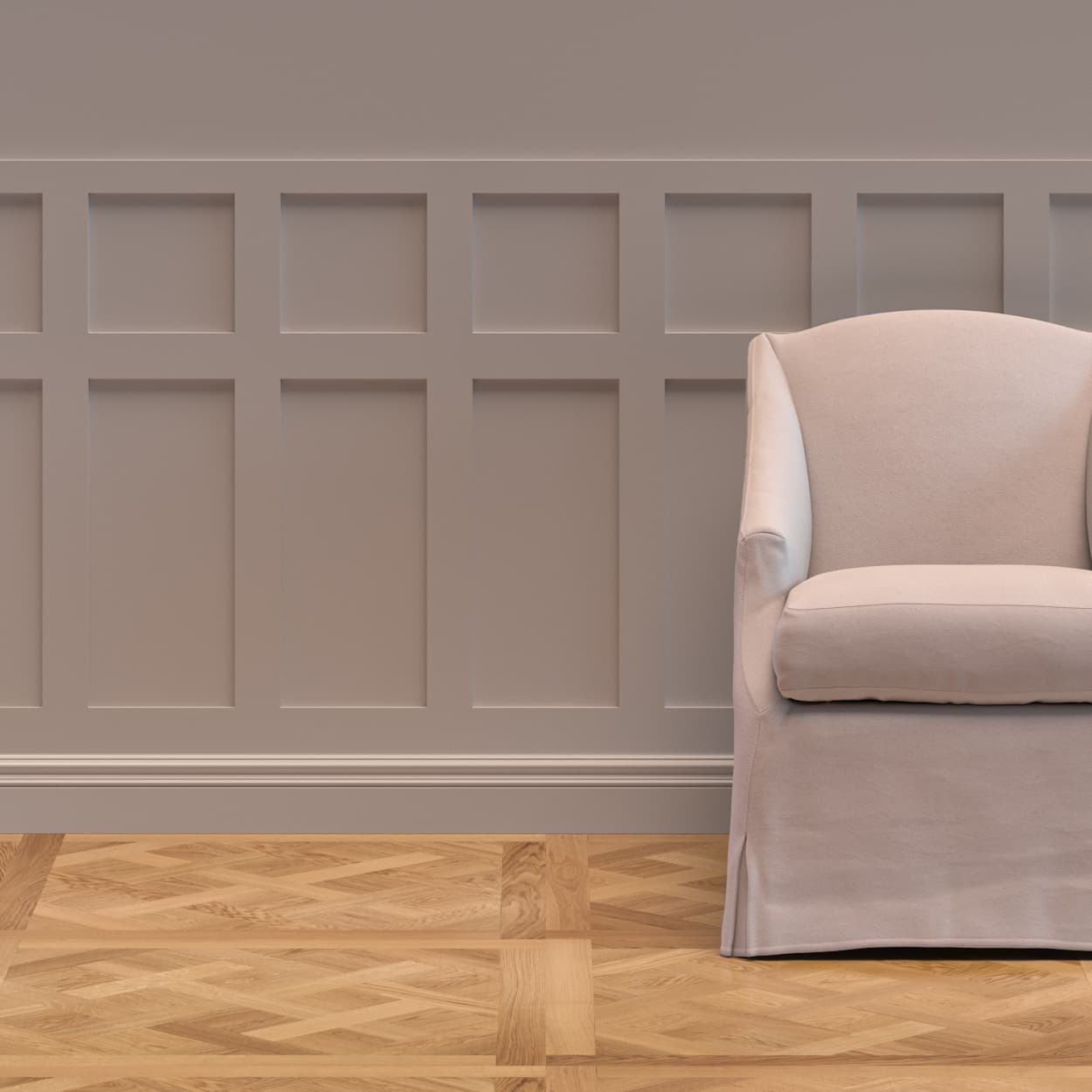 Warwick Shaker MDF Half Wall Panelling Kit