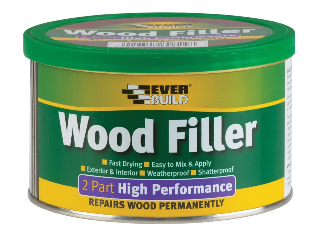 Everbuild Sika 2-Part High-Performance Wood Filler Light Stainable 1.4kg 481023