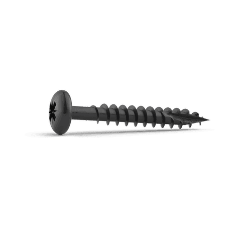 Durapost Pan Head Timber Screws - 4mm x 40mm Anthracite Grey - Pack Of 10