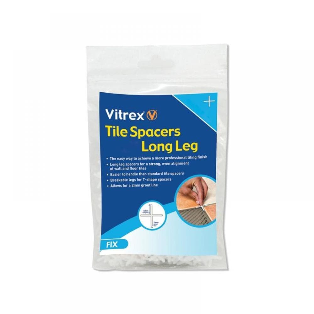 Vitrex LLS31500 Long Leg Spacer 3Mm (Pack 1500)