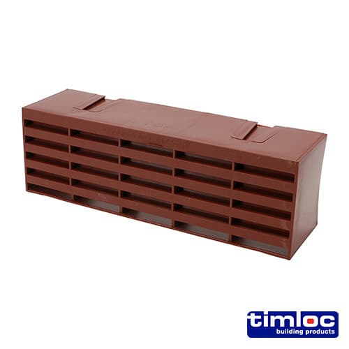 Timloc LOC1201ABBR Airbrick - Plastic - - Brown - 1201Abbr 215 X 69 X 60 Box 20