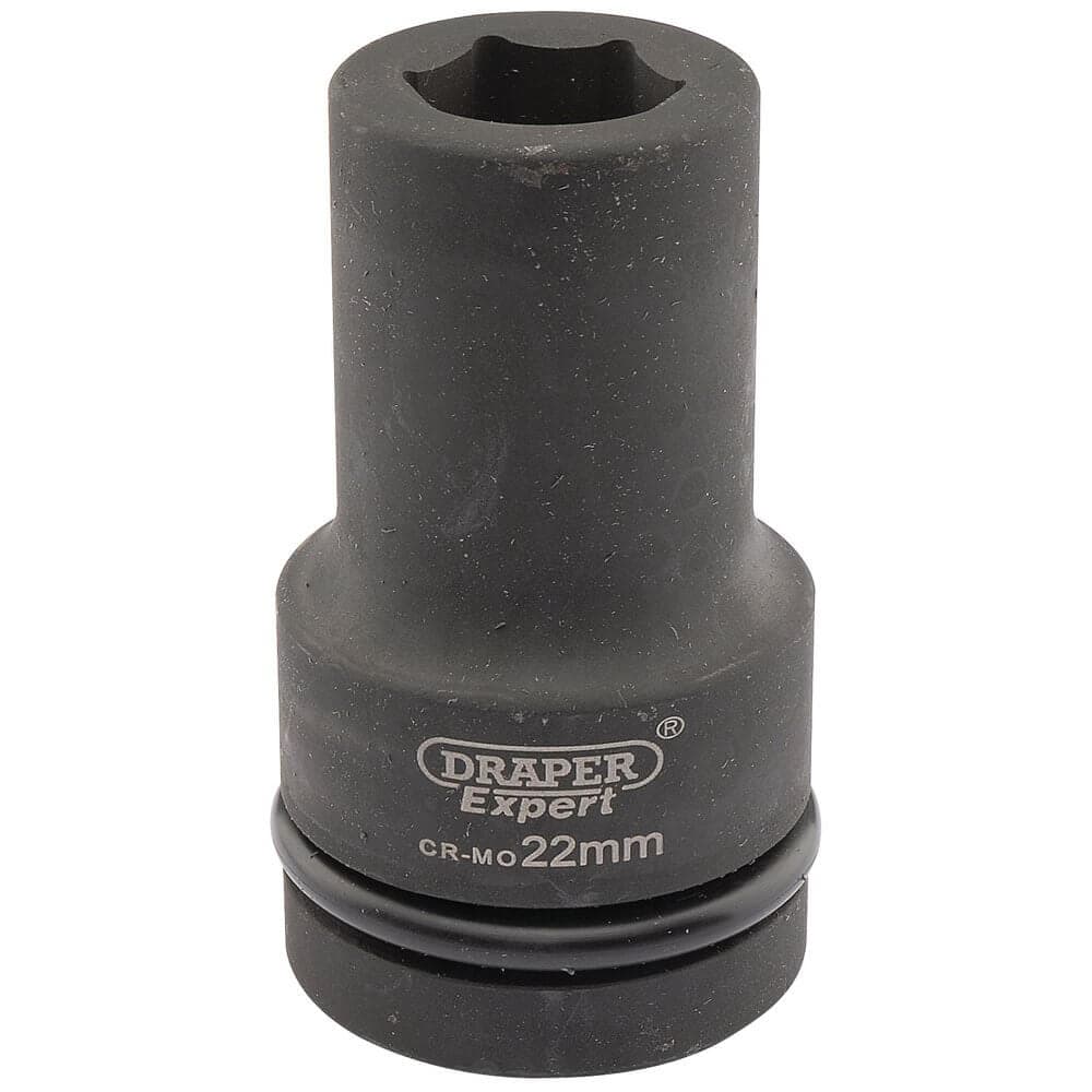 Draper Expert 05137 Expert Hi-Torq® 6 Point Deep Impact Socket 1in Sq. Dr. 22Mm each