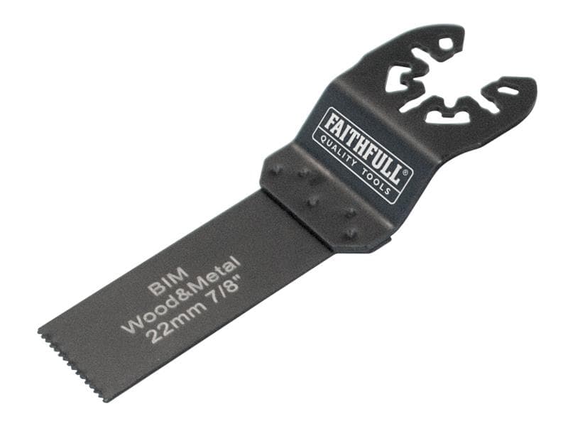 Faithfull M0010005 Multi-Functional Tool Flush Cut Wood/Bi-Metal Blade 22Mm