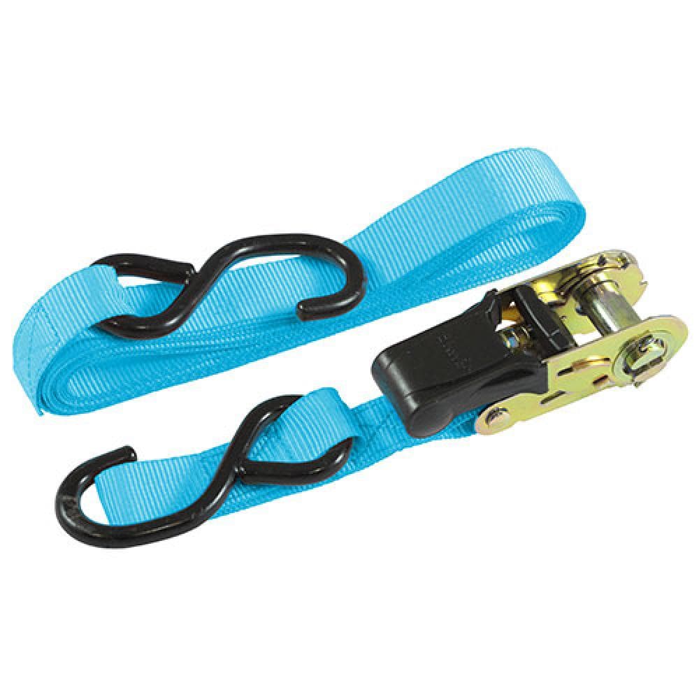 Timco 5RS2S Ratchet Straps - S Hook - Standard Duty 5M X 25Mm Blister Pack 2