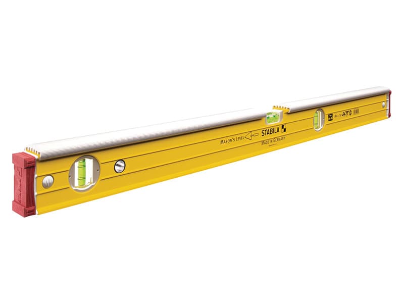 Stabila 16403 96-2-K Double Plumb Masons Spirit Level 3 Vial 16403 80Cm
