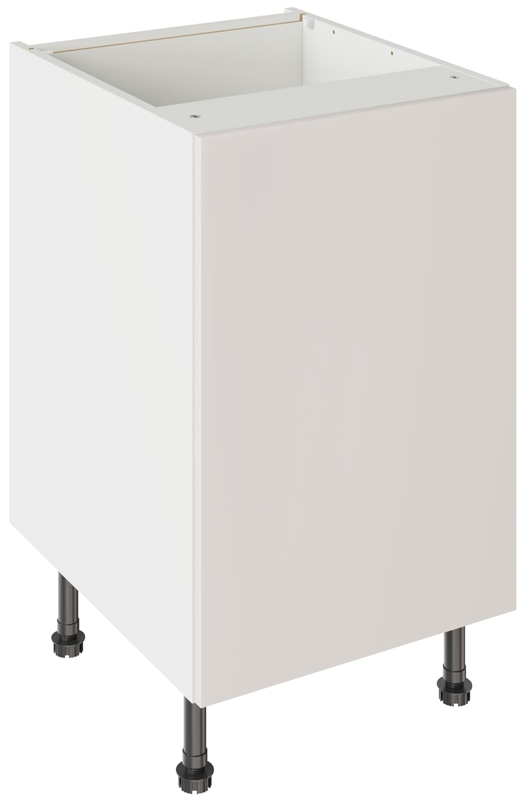 Kitchen Kit Flatpack 500 Base Kitchen Cabinet Slab Supermatt Light Grey