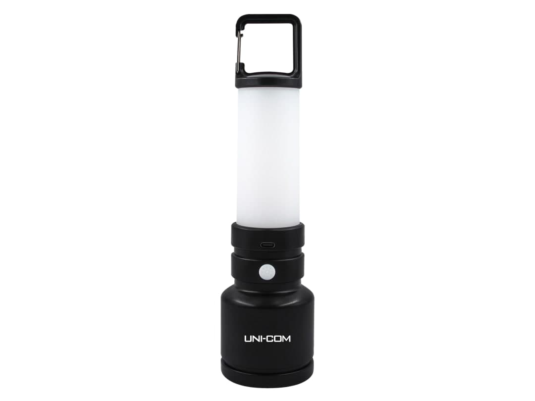 Uni-Com Rechargeable Torch with Integrated Lantern FL2408