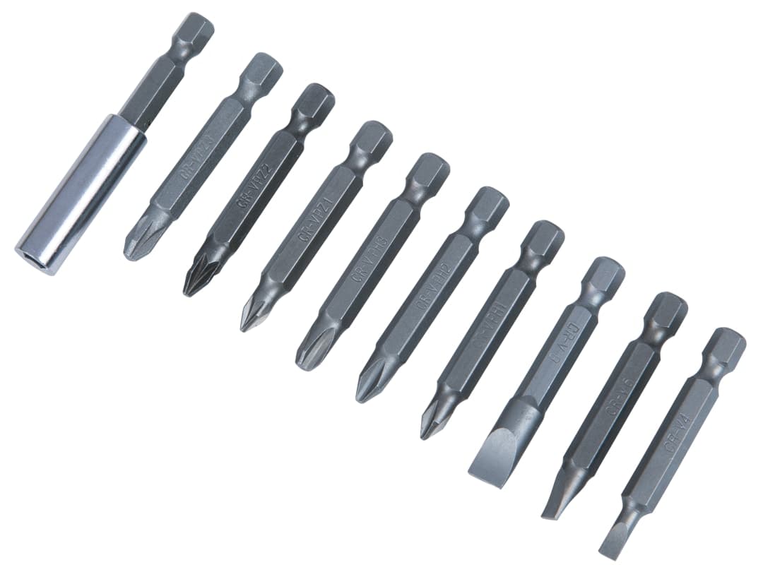BlueSpot Tools Power Bit Set, 10 Piece 14120