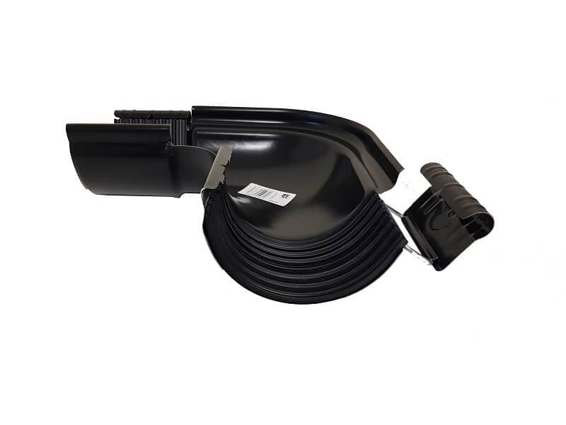 Steel Gutter External Angle - 90 Degree x 120mm Black