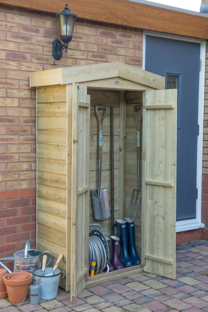 Pressure Treated Apex Tall Garden Store - 6' x 3'6"