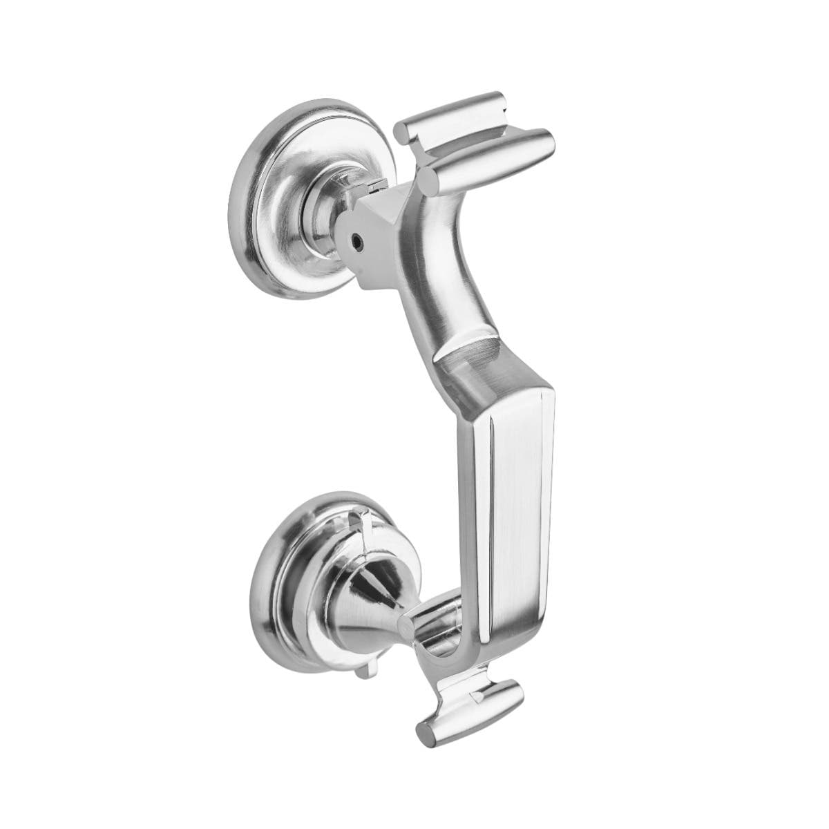 Doctor Door Knocker - Satin Chrome - 60 x 195mm - Hardware Solutions
