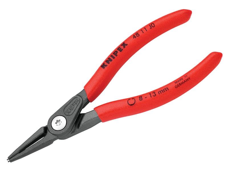 Knipex 48 11 J0 SB Precision Circlip Pliers Internal Straight 8-13Mm J0