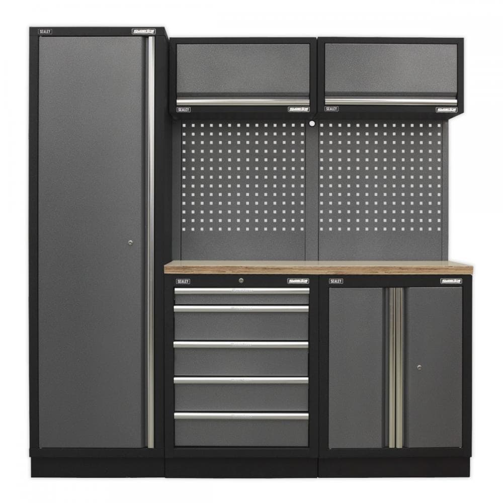 Sealey APMSSTACK02W Superline Pro® Storage System - Wood Worktop