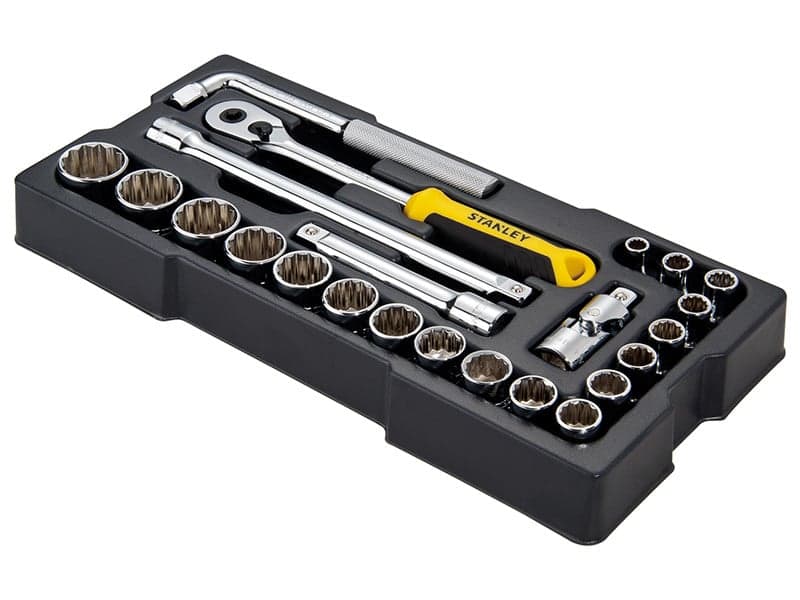 Stanley® STMT1-74726 1/2In Drive 12 Point Metric Socket Module 23 Piece