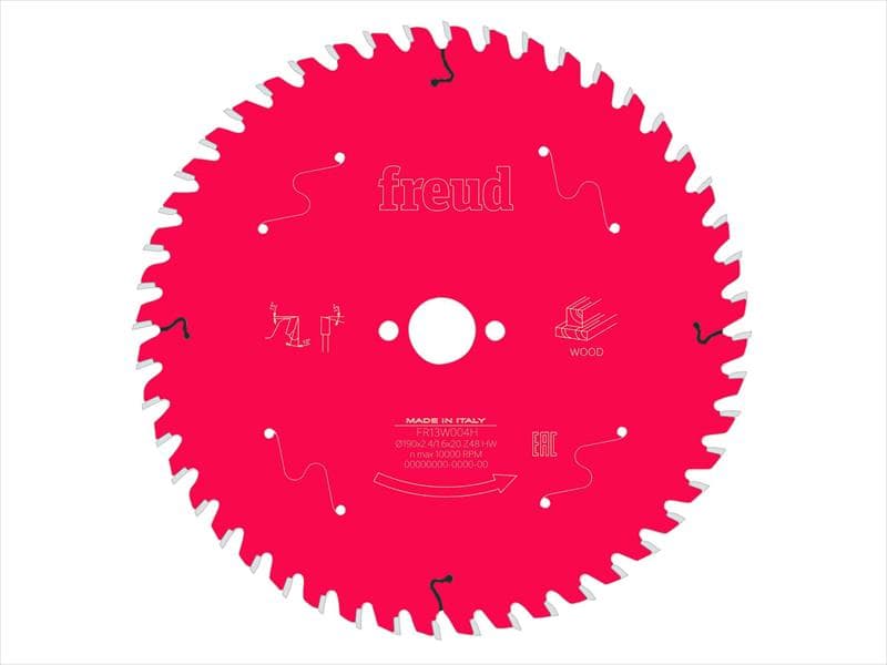 Freud F03FS09715 Wood Circular Saw Blade 190 X 20 X 2.4/1.6Mm X 48T