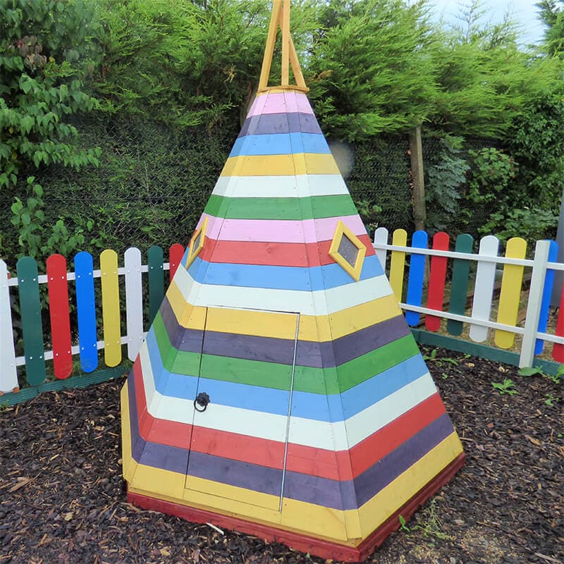 7x6 Shire Wigwam Kids Wooden Playhouse