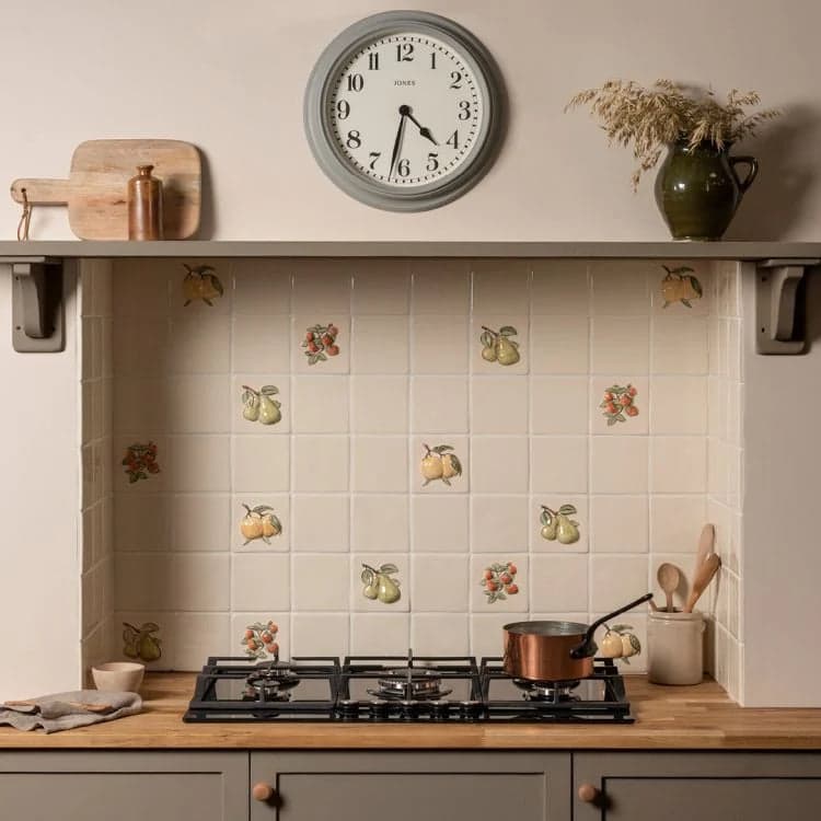 The Winchester Tile Company Classic Summer Fruits Handpainted Tiles