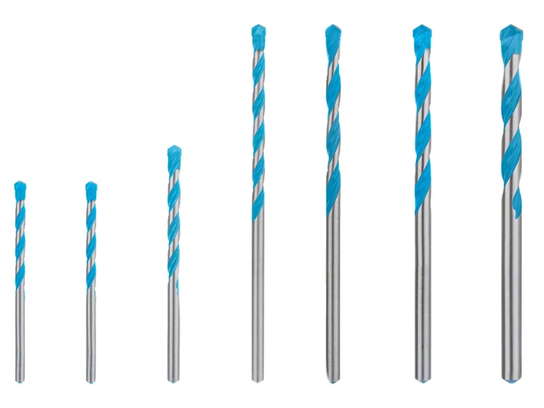 Bosch Powertool Accessories EXPERT CYL-9 Multi Construction Drill Bit Set, 7 Piece 2608900648