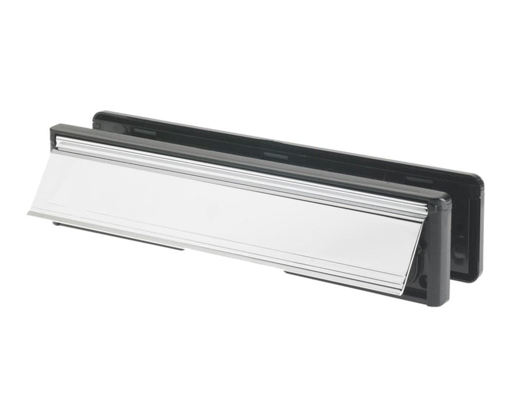 Yale Locks Letter Plate Polished Chrome (Visi-Packed) 300mm (12in) YLP44-06/73-CP