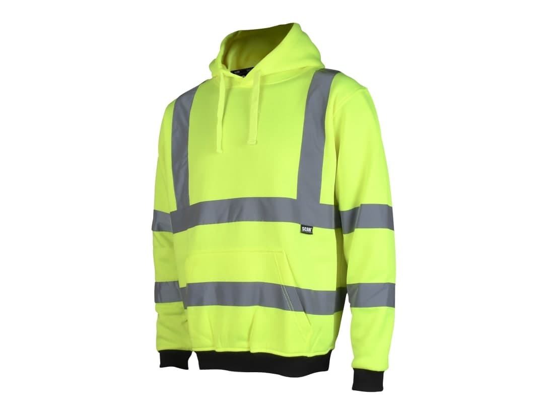 Scan Hi-Vis Hoodie Yellow - M SCAHVHDYM