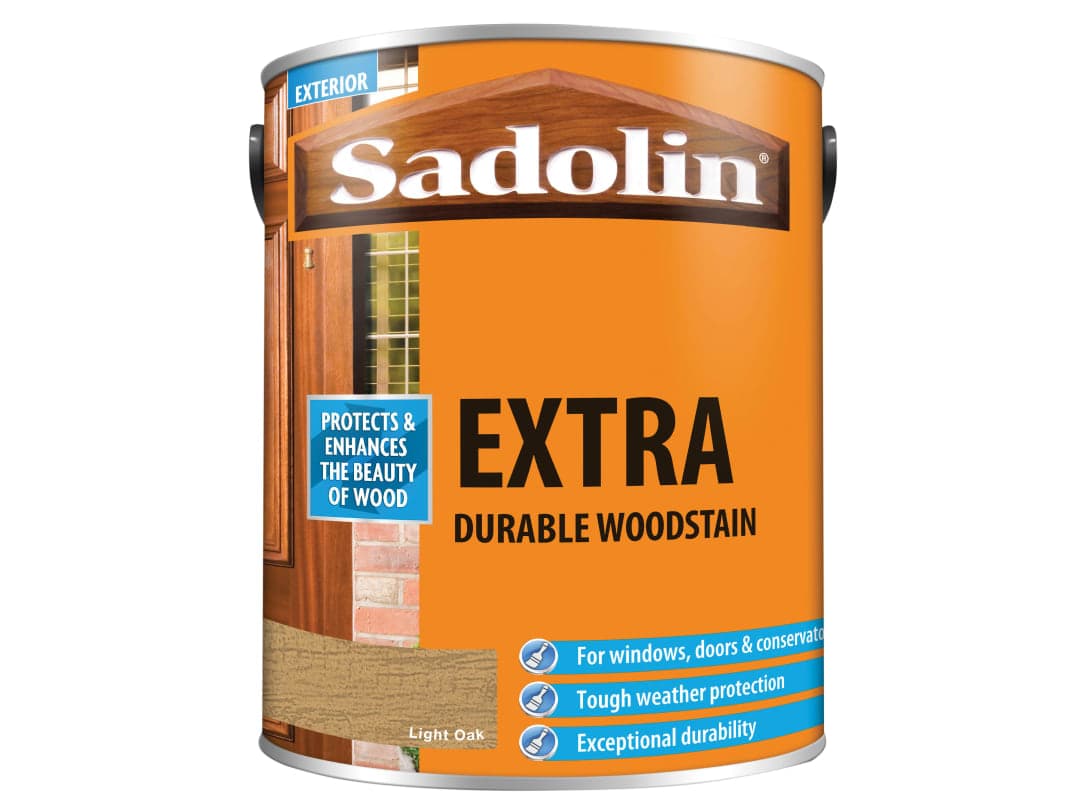 Sadolin Extra Durable Woodstain Light Oak 5 litre 5013002