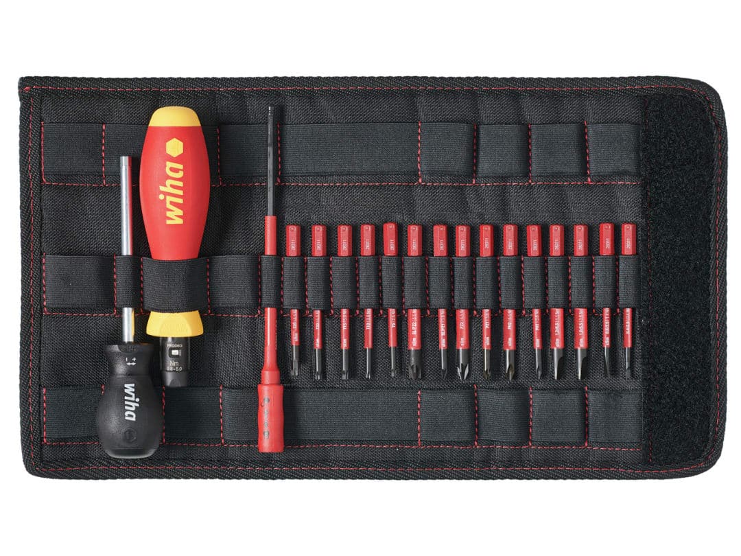 Wiha TorqueVario®-S electric Screwdriver Set, 19 Piece 36791
