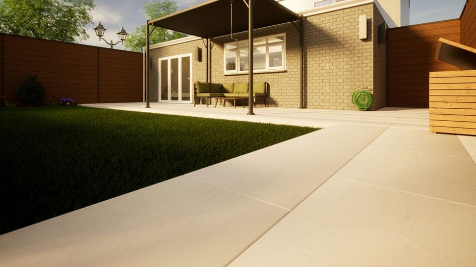 Sandstone Paving - 900mm x 600mm x 25mm Harvest Smooth