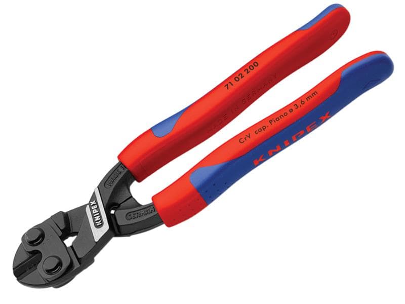Knipex 71 02 200 SB Cobolt ® Compact Bolt Cutters Multi-Component Grip 200Mm