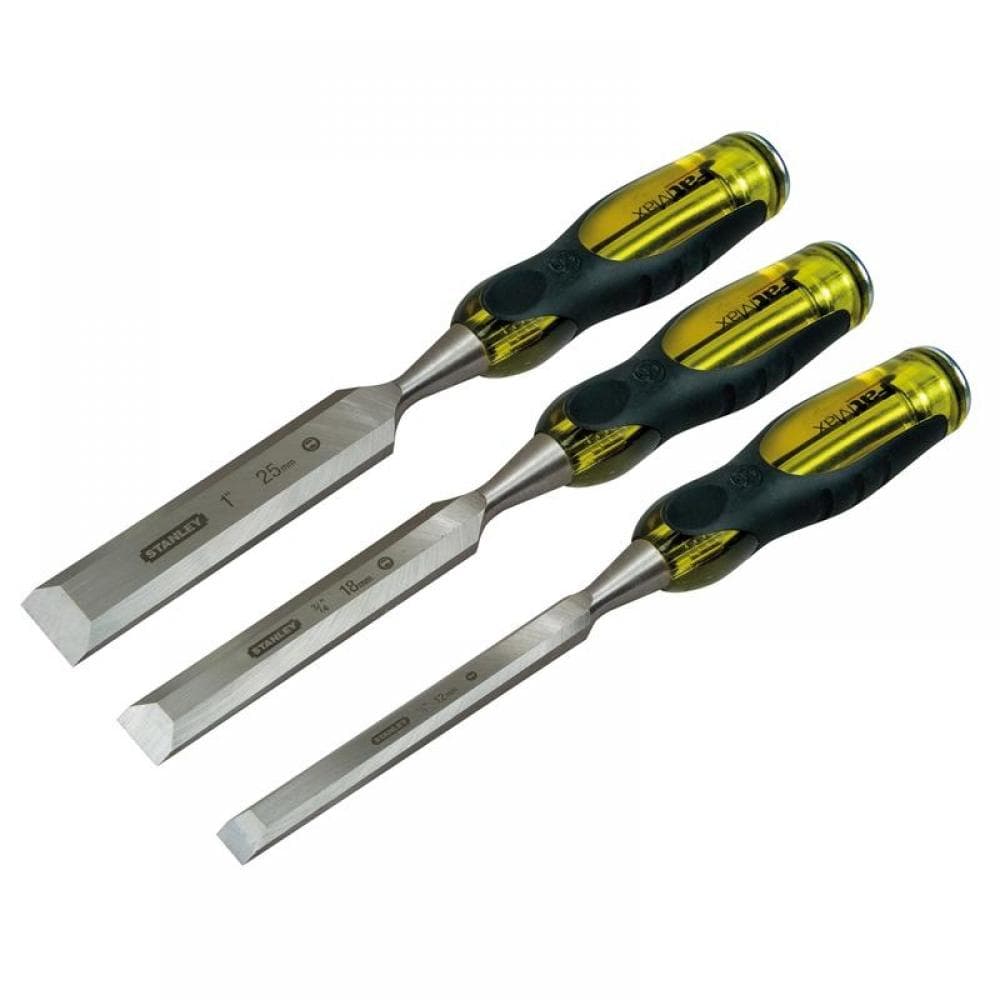 Stanley® 2-16-268 Fatmax® Bevel Edge Chisel With Thru Tang Set 3 Piece