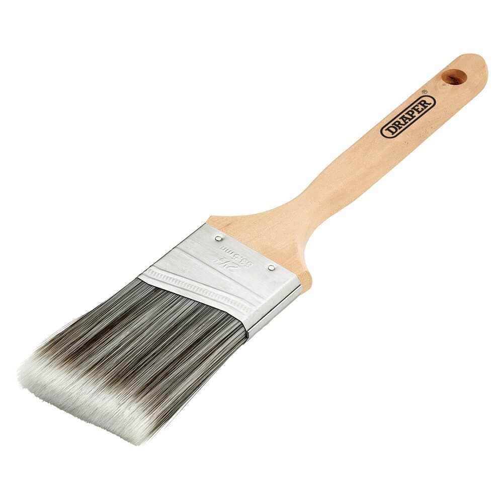 Draper Angled Paint Brush With Wood Handle 2.5in Pk 1 20444