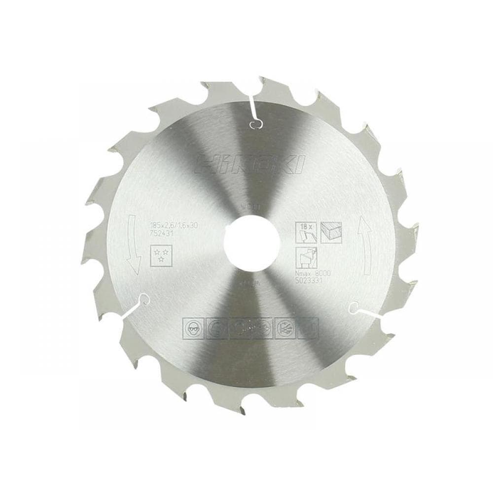 Hikoki 752431 Circular Saw Blade 185 X 30Mm X 18T