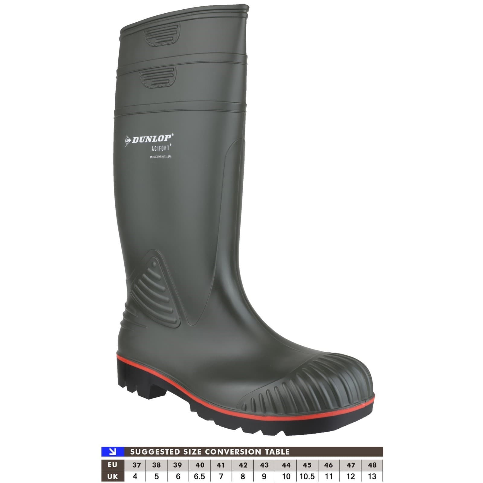 Dunlop Acifort Heavy Duty Full Safety Wellington Size 6.5 22214-36011-07