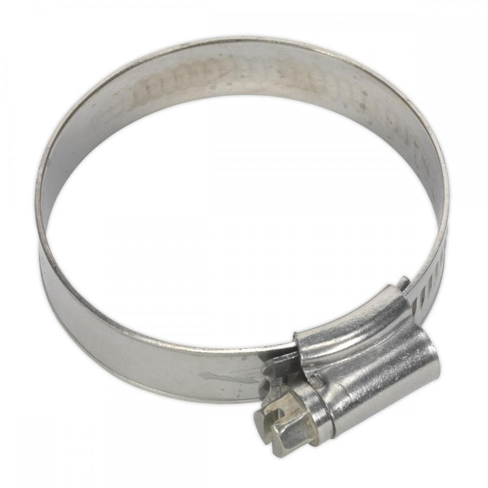 Sealey SHCSS1X Hose Clip Stainless Steel Ø35-51Mm Pack Of 10
