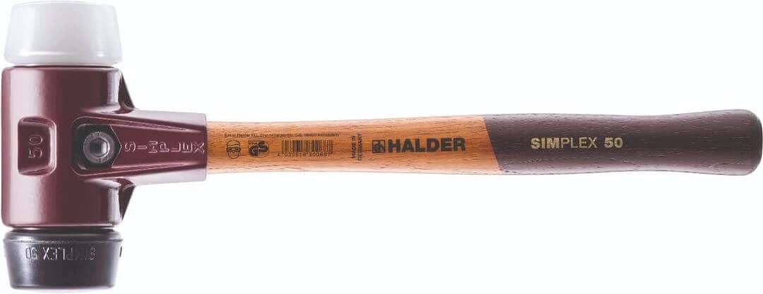 Halder HA3027100 Supercraft Sledge Hammer With Black Rubber + Red Plastic Inserts