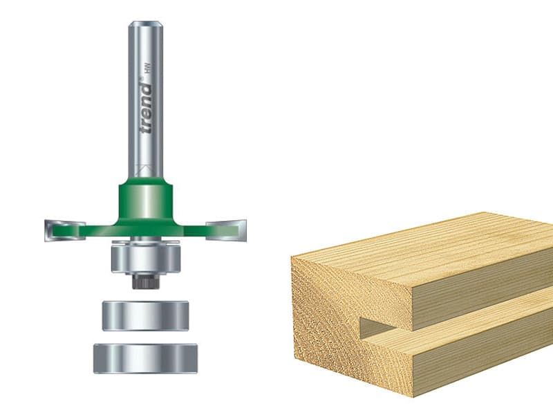 Trend C152X1/2TC C152 X 1/2 Tct Bearing Guided Biscuit Jointer 4.0 X 37.2Mm