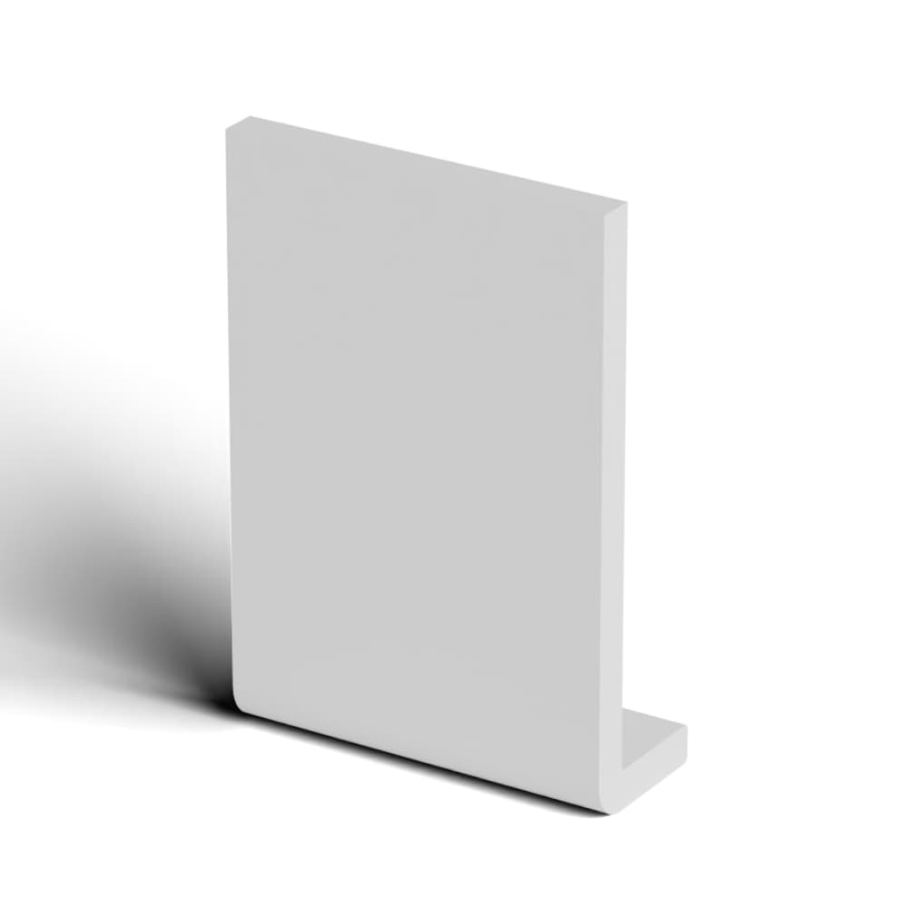 150mm White Fascia Capping Board - 10mm x 5mtr
