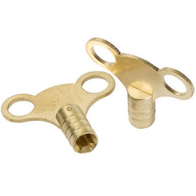 4Trade 4T119 Brass Radiator Air Vent Bleed Keys Pack of 2