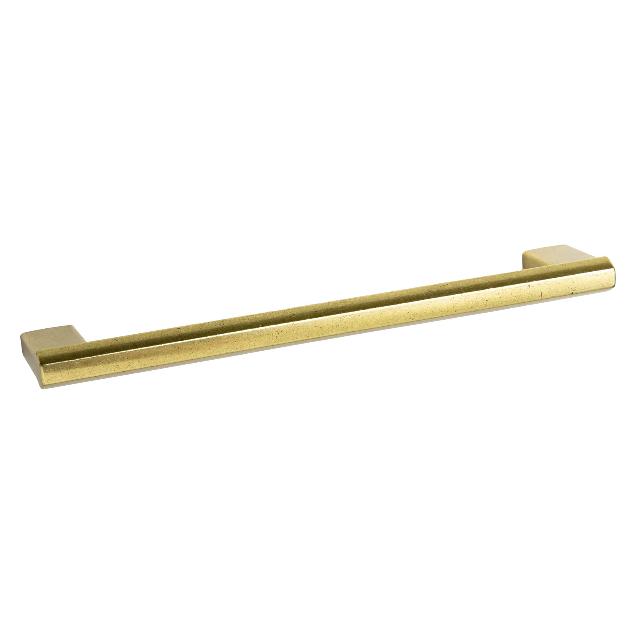 PWS Hexham D Handle in Aged Brass 176 x 32 x 11mm