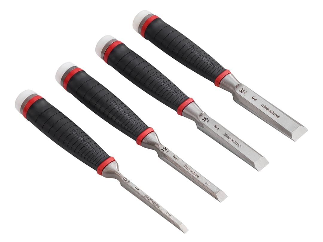 Hultafors HDCS4 Heavy-Duty Chisel Set, 4 Piece (6-25mm) 390671